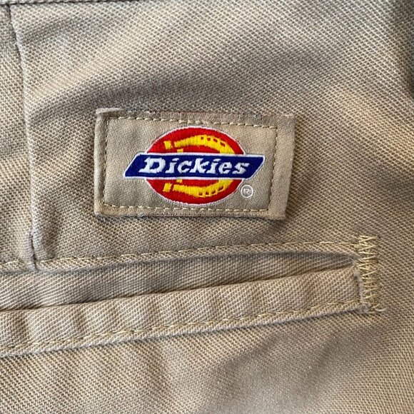 Dickies Mens Work Pants 34 Tan Blend Cotton/Polyester - Picture 11 of 13